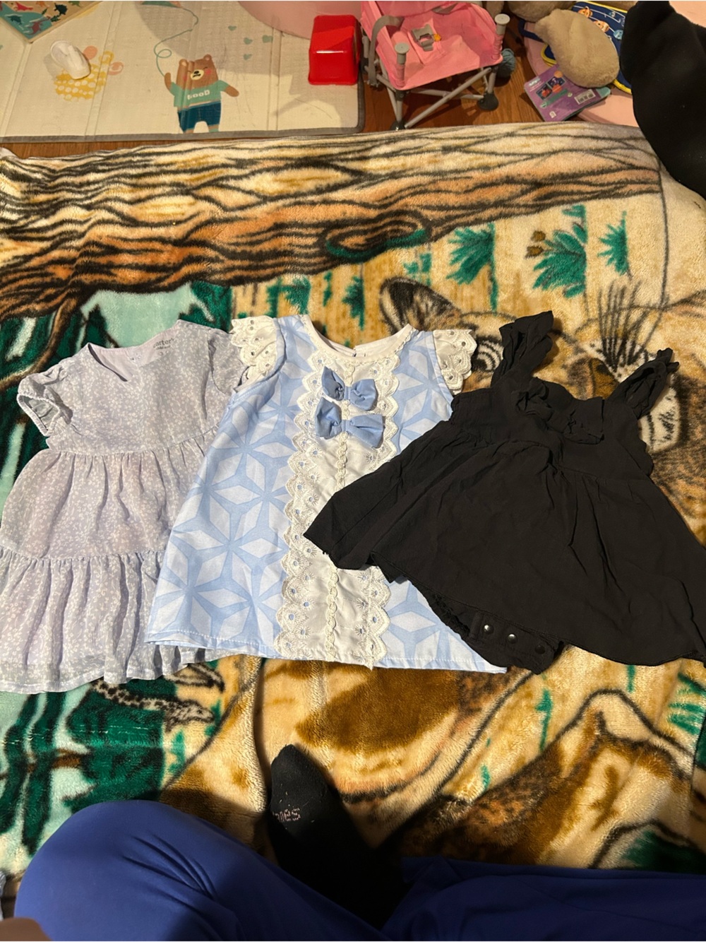 Bundle of 3 dresses 3-6 months